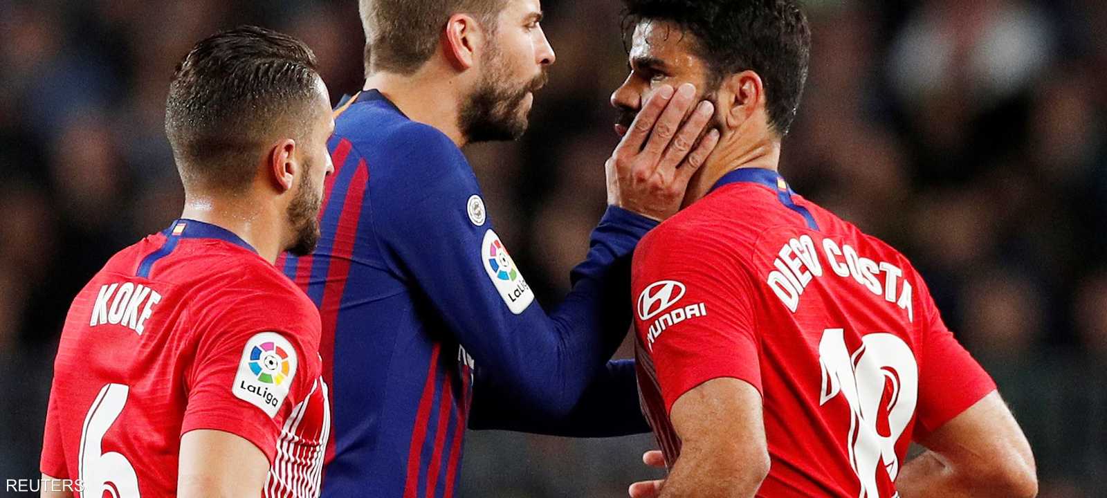 يتأخر أتليتيكو مدريد بـ11 نقطة عن برشلونة المتصدر