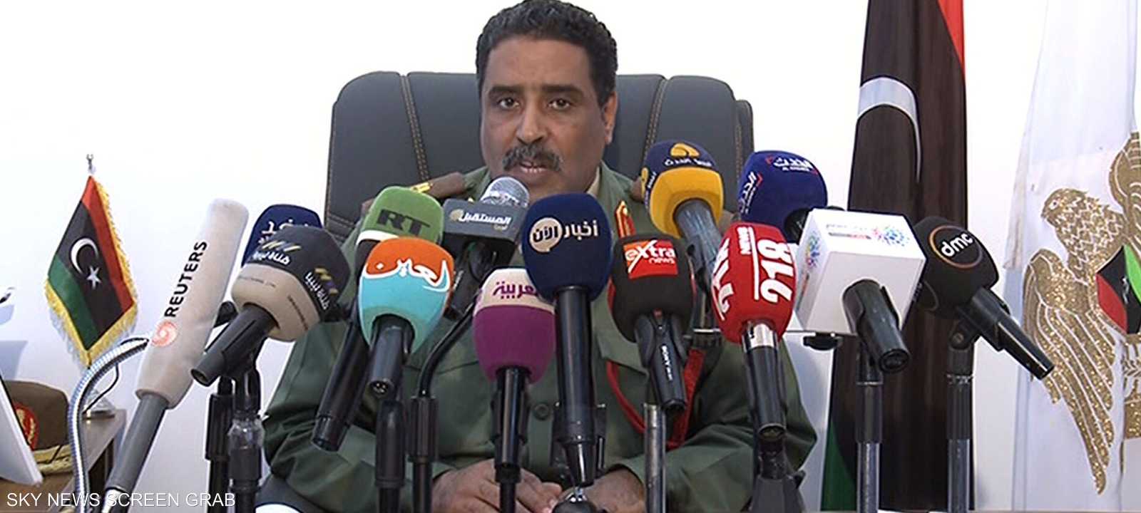 المتحدث باسم الجيش الوطني الليبي، اللواء أحمد المسماري