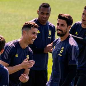رونالدو خلال تدريبات "اليوفي"