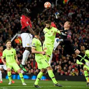 برشلونة حسم موقعة مانشستر