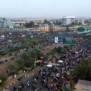جانب من الاحتجاجات في العاصمة الخرطوم
