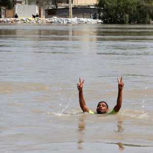 مياه الفيضانات دمرت قرى وبلدات إقليم الأحواز