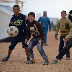 الأطفال في مخيم الزعتري