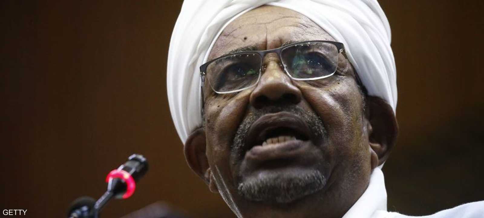 البشير في خطاب له في 1 أبريل قبل عزله