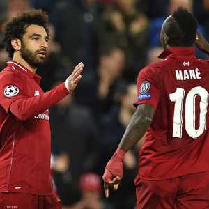 المصري محمد صلاح والسنغالي ساديو ماني نجما ليفربول الإنجليزي