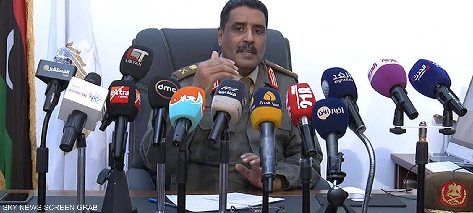 المتحدث باسم الجيش الوطني الليبي أحمد المسماري