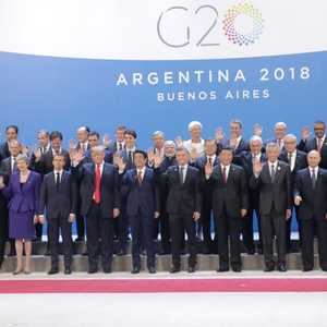 زعماء مجموعة العشرين في قمة سابقة