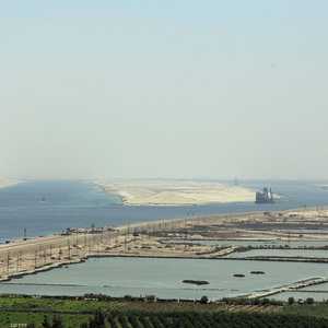 جانب من قناة السويس المصرية