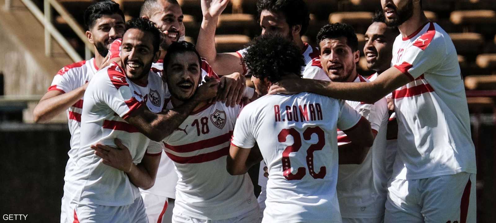 أرشيفية للاعبي فريق الزمالك المصري