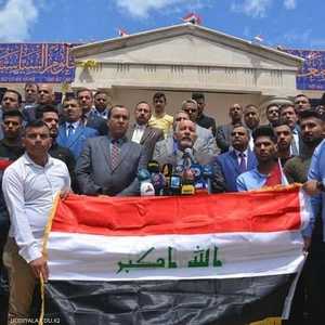 وقفة استنكار بجامعة ديالى رفضا لتمجيد بعض طلبتها لحزب البعث