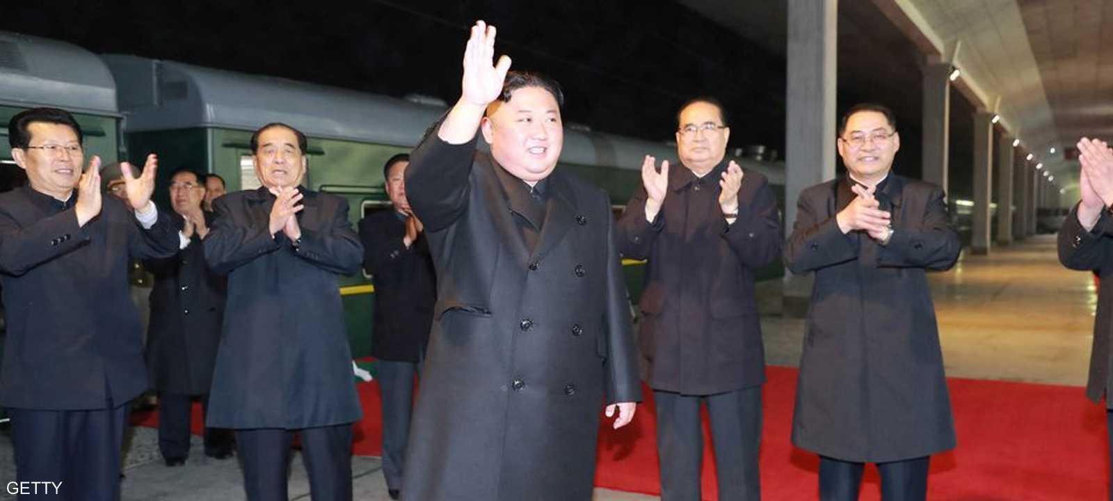 الزعيم الكوري الشمالي وصل إلى روسيا عبر قطار مصفح