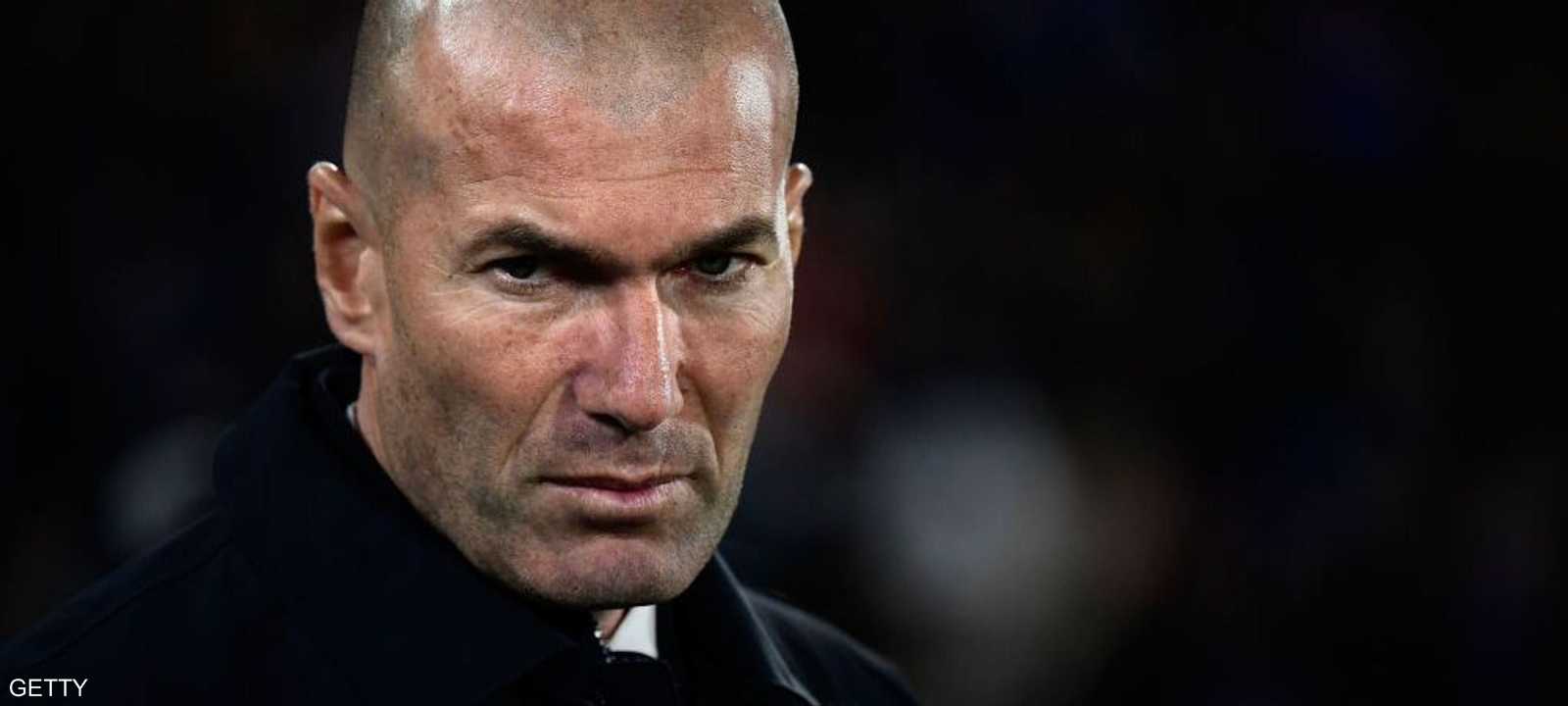 مدرب ريال مدريد الإسباني زين الدين زيدان