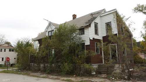 منازل مهجورة في ولاية إنديانا الأميركية شمالي البلاد