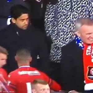 لقطة محرجة للخليفي بعد الهزيمة