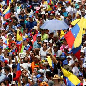 أنصار زعيم المعارضة الفنزويلية خوان غوايدو