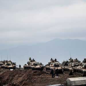 دبابات تركية على الحدود مع سوريا - أرشيفية