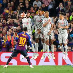 ميسي سجل هدفين بمباراة الذهاب أمام ليفربول