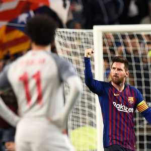 ميسي سجل هدفين بمباراة الذهاب أمام ليفربول