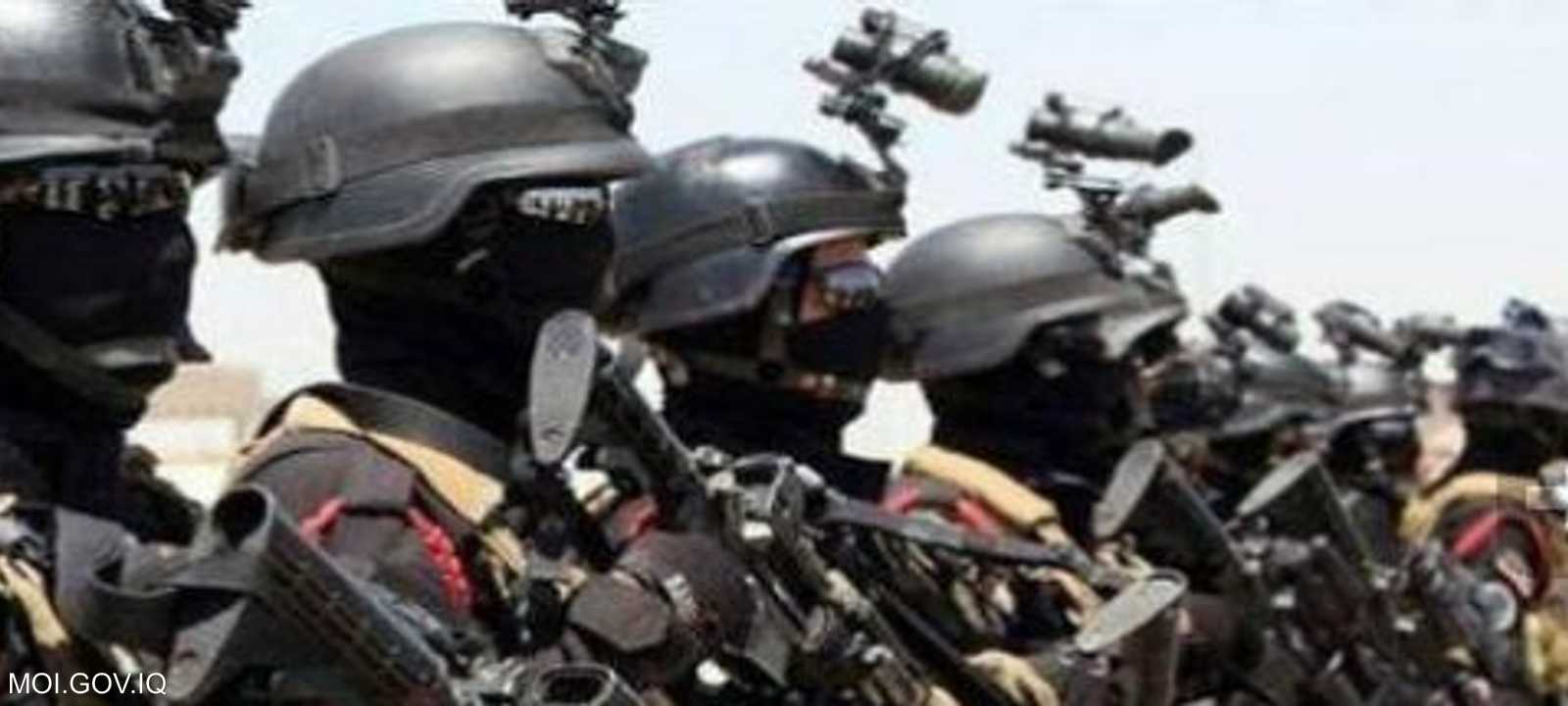 صورة أرشيفية لعناصر من قوات الداخلية العراقية