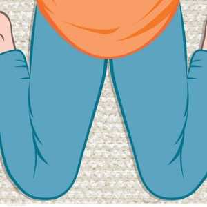 جلوس الأطفال هكذا خطر على صحة الأطفال