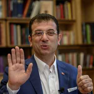 أكرم إمام أوغلو في حوار مع وكالة فرانس برس.