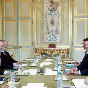 اجتماع زوكربرغ وماكرون