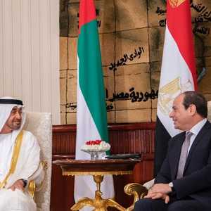 الرئيس المصري استقبل ولي عهد أبوظبي في القاهرة