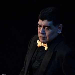 مارادونا غاب عن المهرجان بعد إصابة في الكتف