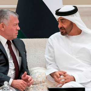 صورة للقاء الشيخ محمد بن زايد والملك عبد الله - وام