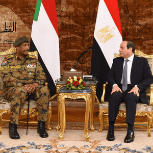 أرشيفية للقاء سابق بين السيسي والبرهان