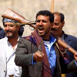 أرشيفية لقوات من ميليشيا الحوثي