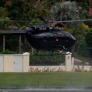 لحظة وصول نيمار بالمروحية الخاصة