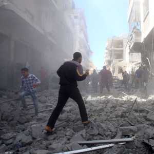 صورة أرشيفية تظهر الدمار في إدلب السورية