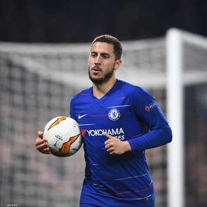 هازارد يتواجد حاليا في باكو مع فريقه تشلسي