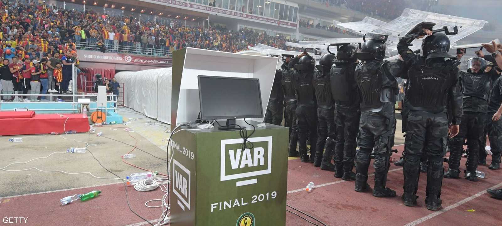 المباراة شابها الجدل بسبب الفار