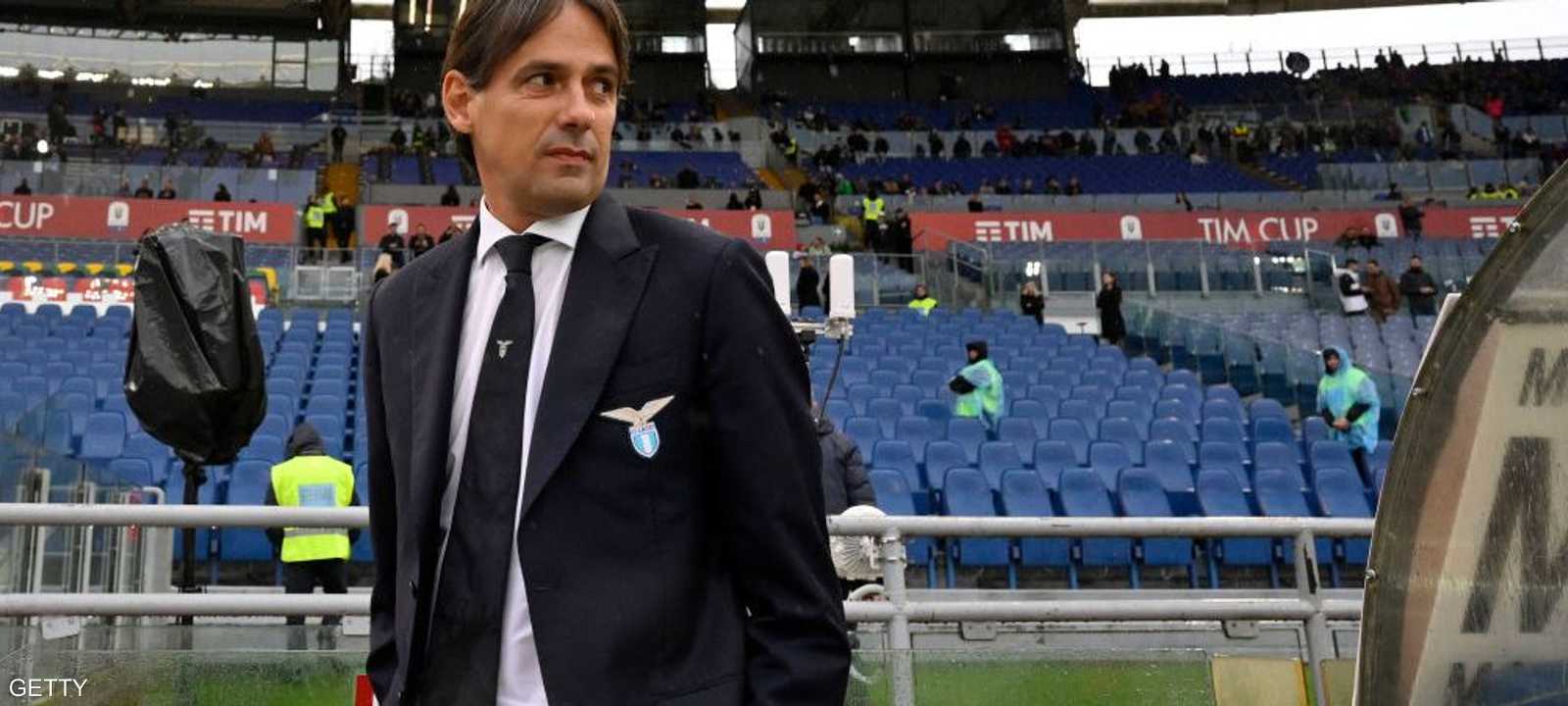 سيموني إينزاغي مدرب  نادي لاتسيو