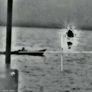 صورة مأخوذة من فيديو نشره الجيش الإسرائيلي بشأن غزة