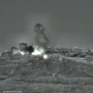 أرشيفية لقصف إسرائيلي استهدف مناطق في سوريا