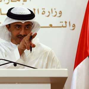 وزير الخارجية الإماراتية الشيخ عبد الله بن زايد
