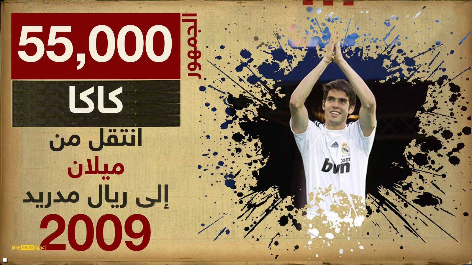 البرازيلي كاكا سبق رونالدو إلى ريال مدريد