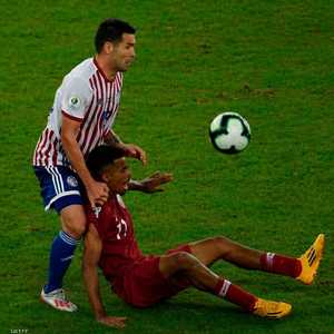 انتهت مباراة قطر وبارغواي بالتعادل 2-2