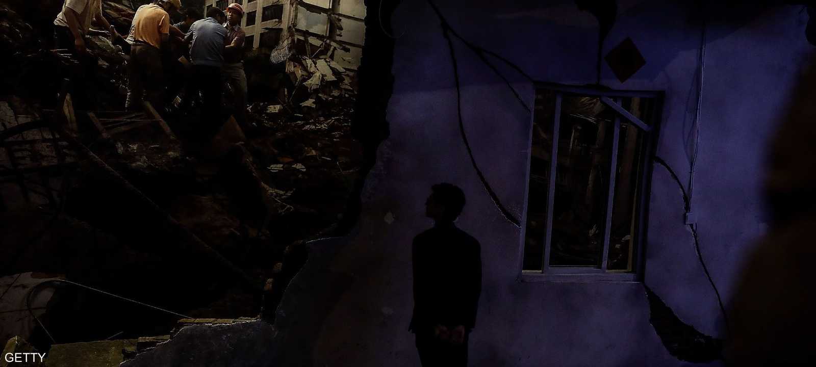 أرشيفية لزلزال ضرب الصين