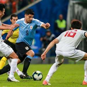 سواريز أحرز هدفا من ركلة جزاء بعد مراجعة الفار