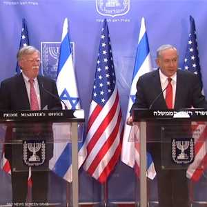 بولتون يبحث مع نتانياهو التطورات بالمنطقة