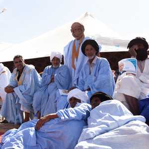 أنصار ولد الغزواني خلال عمليات التصويت