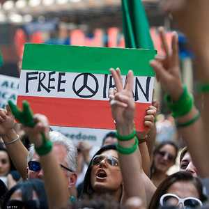 مظاهرة مناوئة للنظام الإيراني في نيويورك (أرشيف)