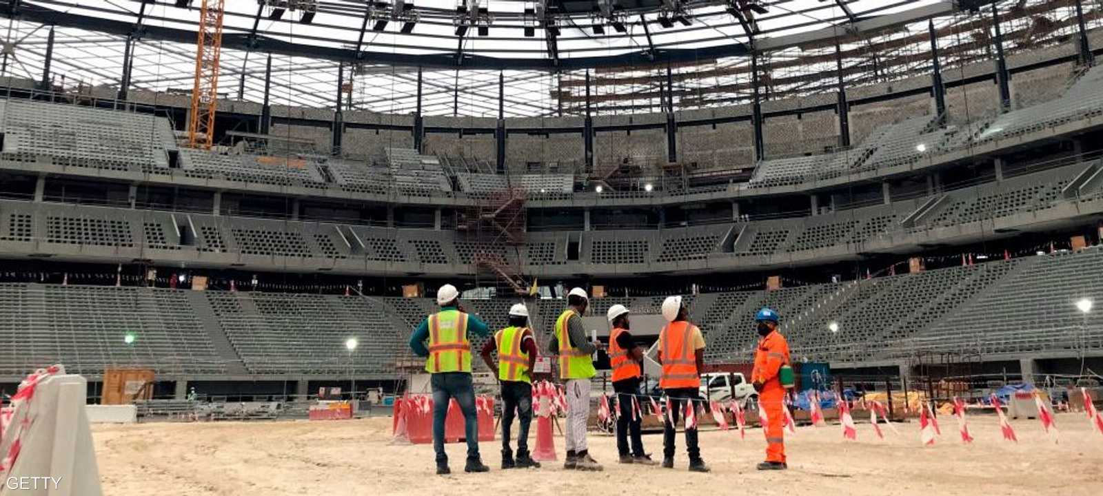تباطؤ العمل في مشاريع البنية التحتية لكأس العالم 2022