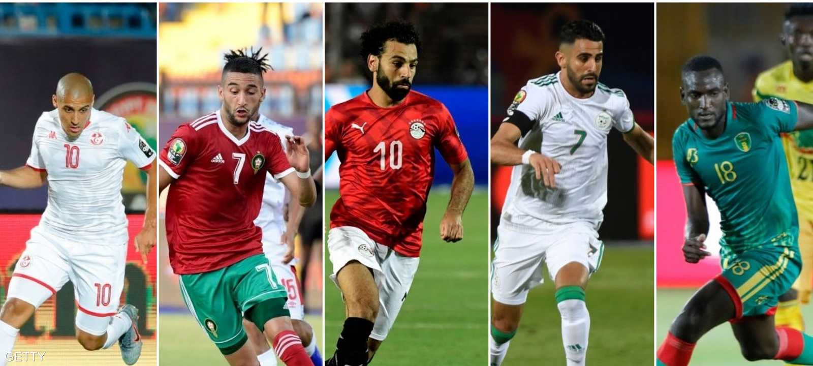 المنتخبات العربية الـ5 في أمم أفريقيا