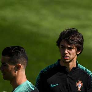 فيلكس ورونالدو بتدريبات البرتغال