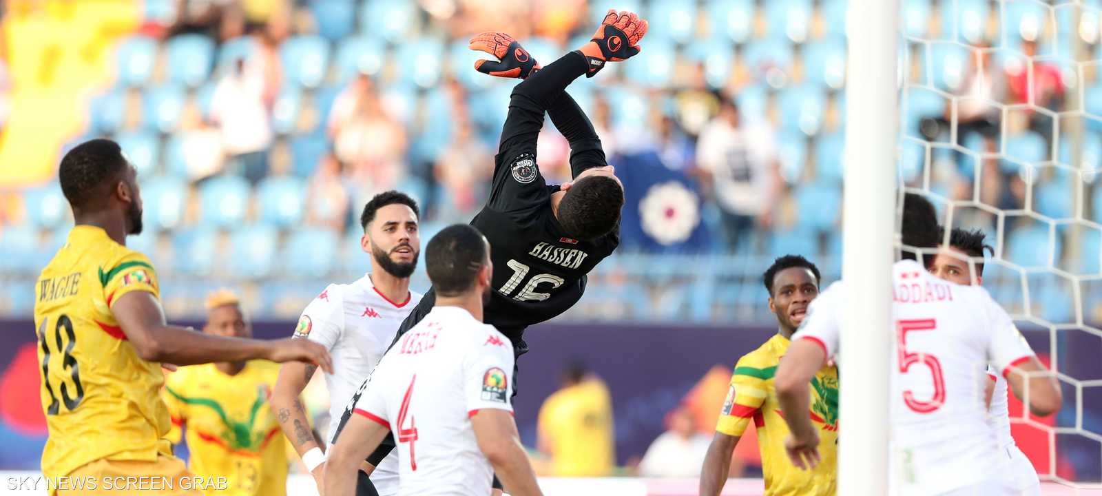 لقطة من مباراة المنتخب التونسي مع مالي